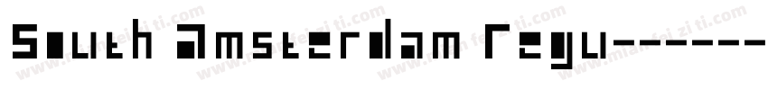 South Amsterdam Regu字体转换